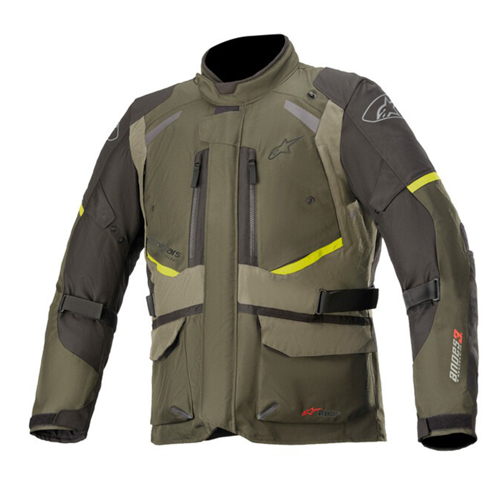 Alpinestars Andes Drystar zelená/černá/žlutá fluo 2022 zelená/čierna/žltá fluo - 4XL