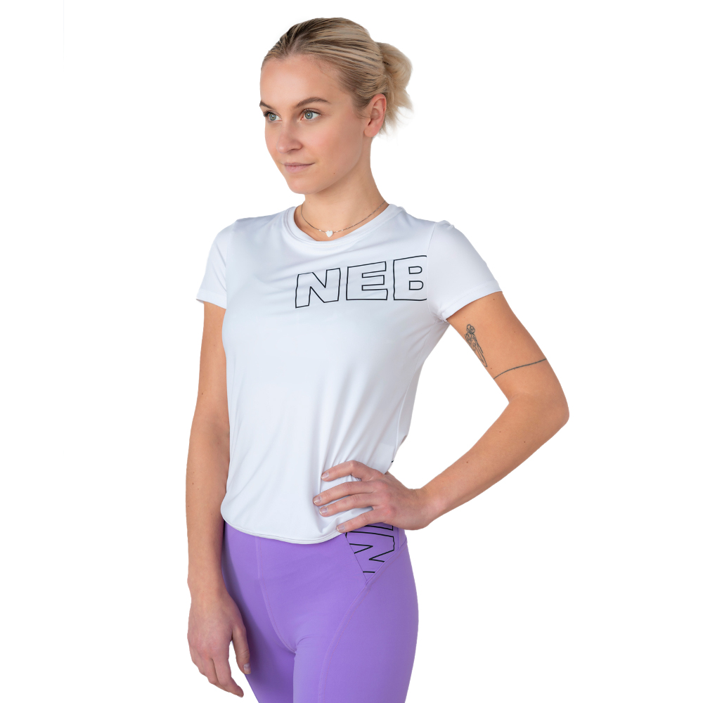 Nebbia FIT Activewear 440 White - M