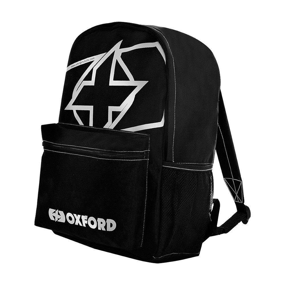 Oxford Essential Backpack čierny/reflexný 15l