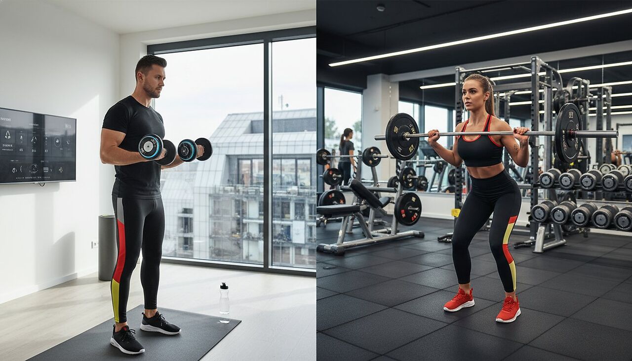 Cvičenie doma vs. v posilňovni: Ktorá cesta k výsledkom je lepšia?