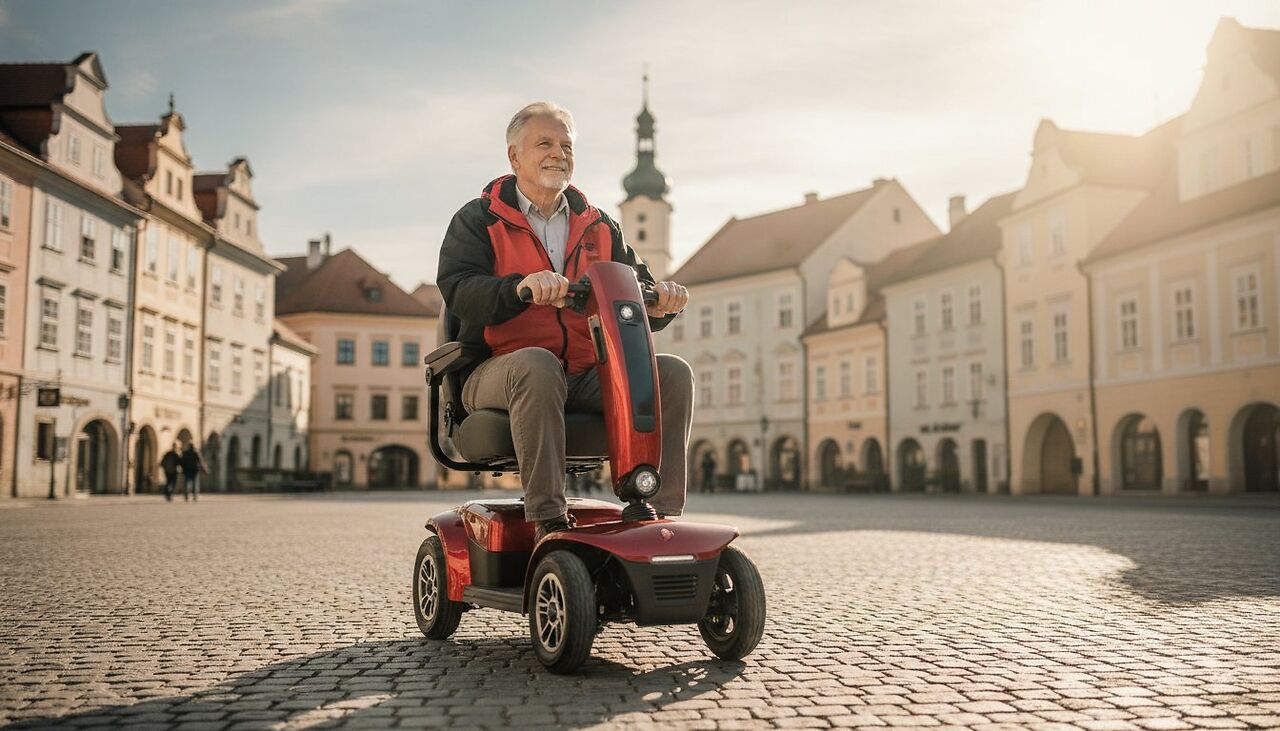 Elektrické vozíky pre seniorov: Kompletný sprievodca výberom, legislatívou a komfortom