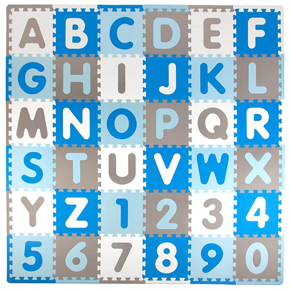 Penové puzzle inSPORTline Abecino 30x30x1 cm, 36ks