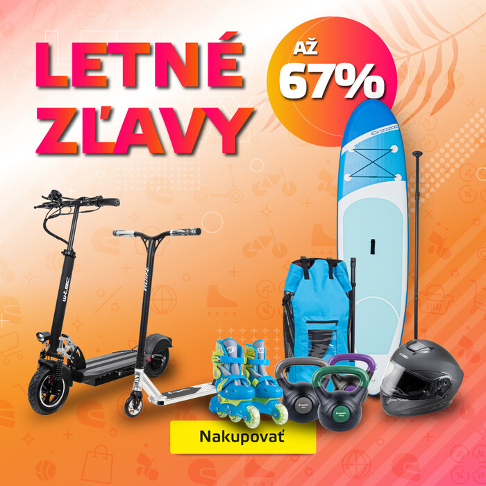 Letné zľavy až 67%