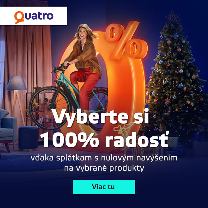 Quatro 0% na vybrané produkty