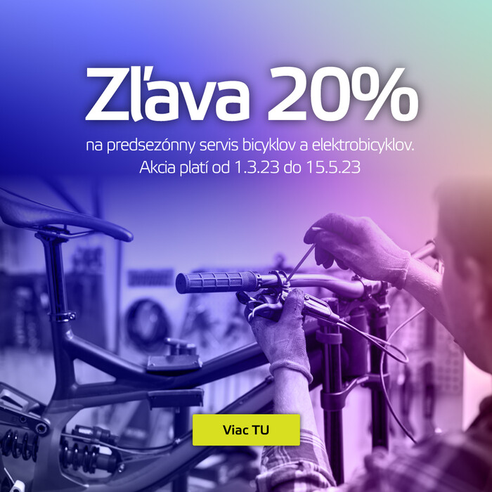 Predsezónny servis bicyklov so zľavou -20%