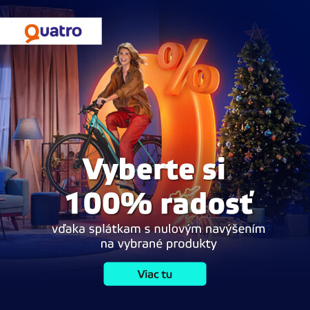 Quatro 0% na vybrané produkty