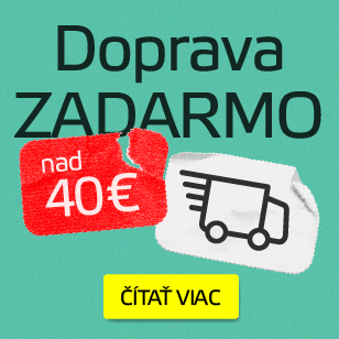 Doprava ZADARMO nad 40 EUR