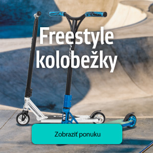 Buď pánom ulice aj skateparku s freestyle kolobežkou