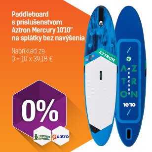 Paddleboard na splátky bez navýšenia