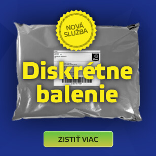 Využite diskrétne zabalenie Vašej objednávky!