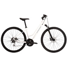 Dámsky crossový bicykel Kross Evado 3.0 28" - model 2022 - biela/oceľová