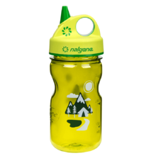 Detská fľaša NALGENE Grip'n Gulp 350ml - Green Trail