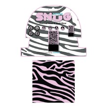 Univerzálny multifunkčný nákrčník Oxford Snug - Pink Zebra