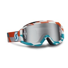 Moto okuliare SCOTT Hustle MXV - oranžovo-modrá