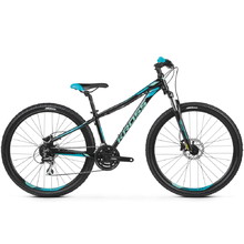 Dámsky horský bicykel Kross Lea 5.0 29" - model 2021 - čierno-tyrkysová