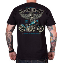 Tričko BLACK HEART Blue Chopper