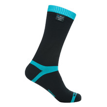 Nepremokavé ponožky DexShell Coolvent - Aqua Blue Stripe