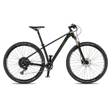 Juniorský horský bicykel 4EVER Dark Sport 29" - model 2021 - čierna/metal zelená