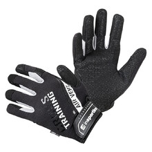 Fitness rukavice inSPORTline Taladaro - čierno-biela