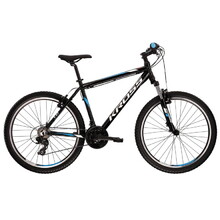 Horský bicykel Kross Hexagon 1.0 26" - model 2022 - čierna/šedá/modrá