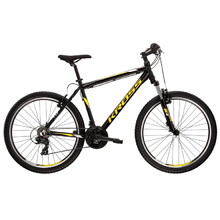 Horský bicykel Kross Hexagon 1.0 26" - model 2022 - grafitová/čierna/žltá