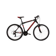 Horský bicykel Kross Hexagon 26" - model 2022 - čierna/červená/šedá