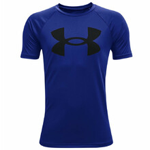 Chlapčenské tričko Under Armour Tech Big Logo SS - blue