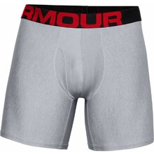 Pánske boxerky Under Armour UA Tech 6in 2ks - Mod Gray Light Heather