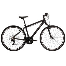 Pánsky crossový bicykel Kross Evado 1.0 28" - model 2022 - čierna/grafitová