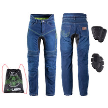 Pánske moto jeansy W-TEC Biterillo - modrá
