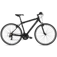 Pánsky crossový bicykel Kross Evado 1.0 28" - model 2021 - čierna/grafitová