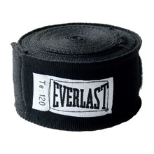 Boxerské bandáže Everlast Pro Style Hand Wraps 300 cm - čierna