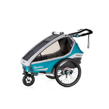 Multifunkčný detský vozík Qeridoo KidGoo 1 Sport - Petrol Blue