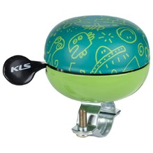 Zvonček na bicykel Kellys Bell 60 Doodles - zelená