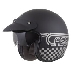 Moto prilba Cassida Oxygen Rondo 2.0 čierna matná/strieborná