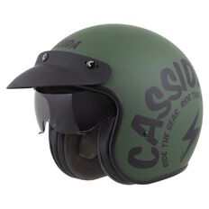 Moto prilba Cassida Oxygen Gear 2.0 zelená matná/čierna