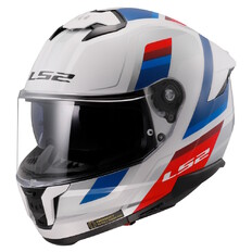 Moto prilba LS2 FF808 Stream II Vintage White Blue Red