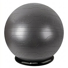 Gymnastická lopta inSPORTline Stretch Ball 65 cm so základňou BallBase