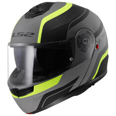 Výklopná prilba LS2 FF908 Strobe II MONZA Matt Black H-V Yellow