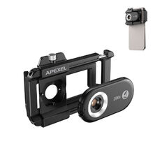 Mikroskop objektív pre smartphone 200x Apexel s LED a UV svetlom