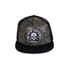 Šiltovka BLACK HEART Bastard Skull Trucker