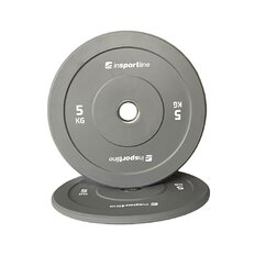 Gumový kotúč inSPORTline Bumper Plate Go 5 kg 50 mm