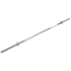 Vzpieračská tyč inSPORTline Welerty rovná 180cm/30mm • so závitom a objímkami