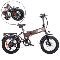 Skladací elektro fat bike inSPORTline ISL Baxom 840Wh 20