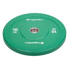 Gumový kotúč inSPORTline Bumper Plate Go 10 kg 50 mm