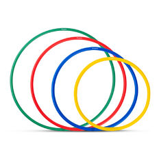 Plastové obruče inSPORTline Hulaho 40-80 cm