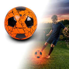 Svietiaca futbalová lopta inSPORTline Lumikick s LED svetlom, veľ. 5