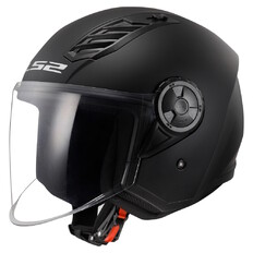 Moto prilba LS2 OF616 Airflow II Solid Matt Black