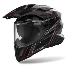 Moto prilba Airoh Commander 2 Carbon Stylish lesklá