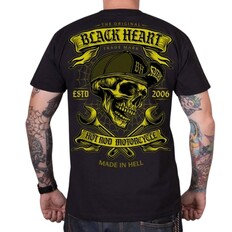 Tričko BLACK HEART Satan